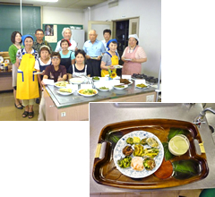 緑のカーテン・エコプロジェクト～ゴーヤ料理の調理試食会～